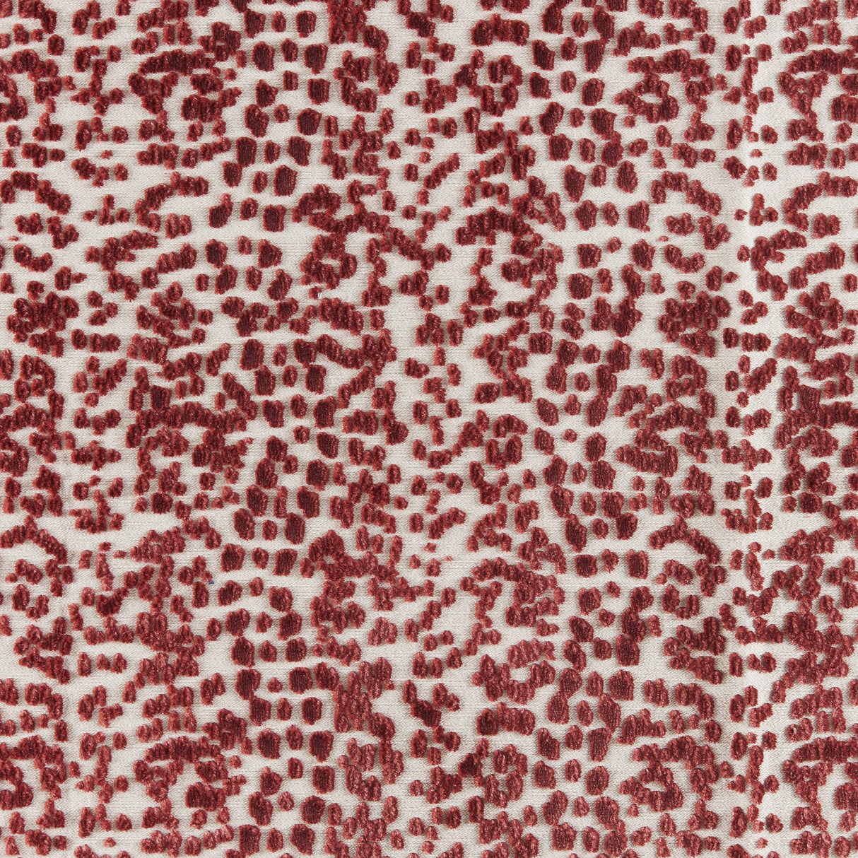 Brunschwig & Fils LES TOUCHES VELVET RED Upholstery Fabric
