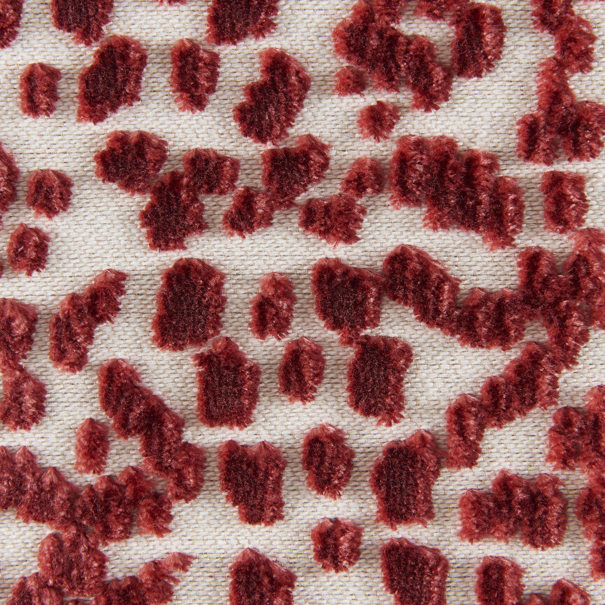 Brunschwig & Fils LES TOUCHES VELVET RED Upholstery Fabric
