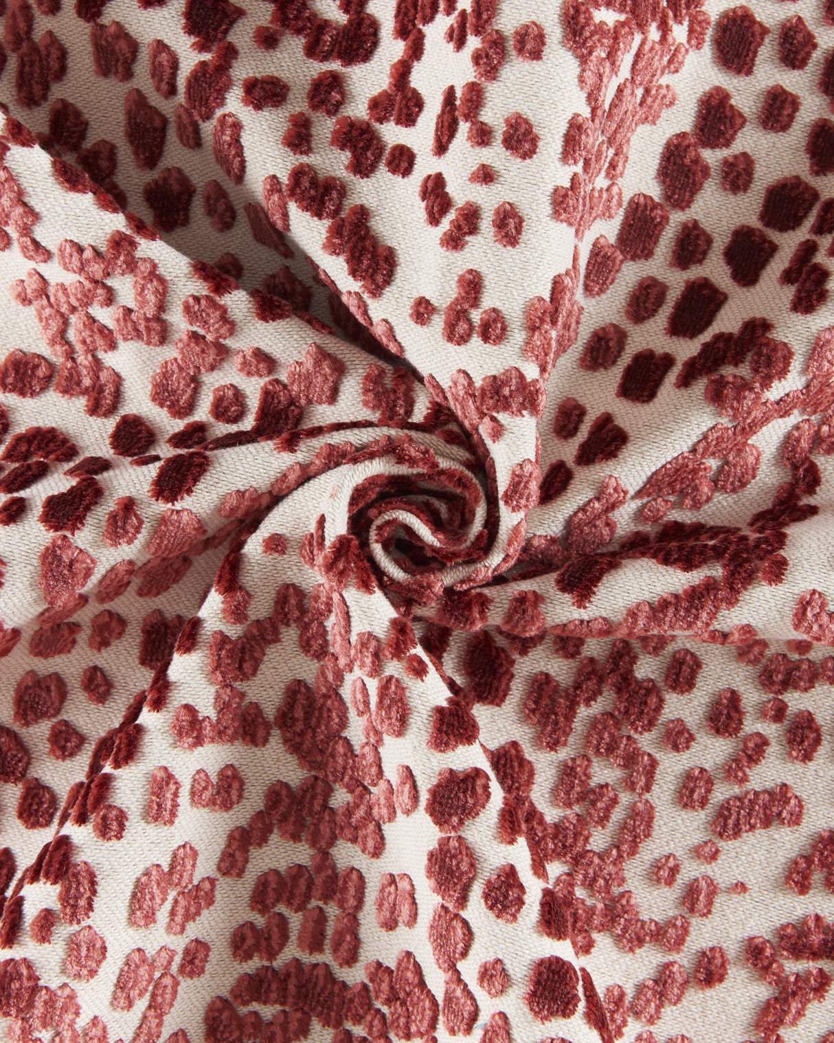 Brunschwig & Fils LES TOUCHES VELVET RED Upholstery Fabric