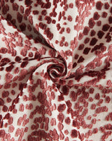 Brunschwig & Fils LES TOUCHES VELVET RED Upholstery Fabric