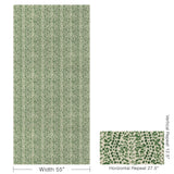 Brunschwig & Fils LES TOUCHES VELVET GREEN Upholstery Fabric