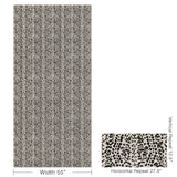 Brunschwig & Fils LES TOUCHES VELVET NOIR Upholstery Fabric