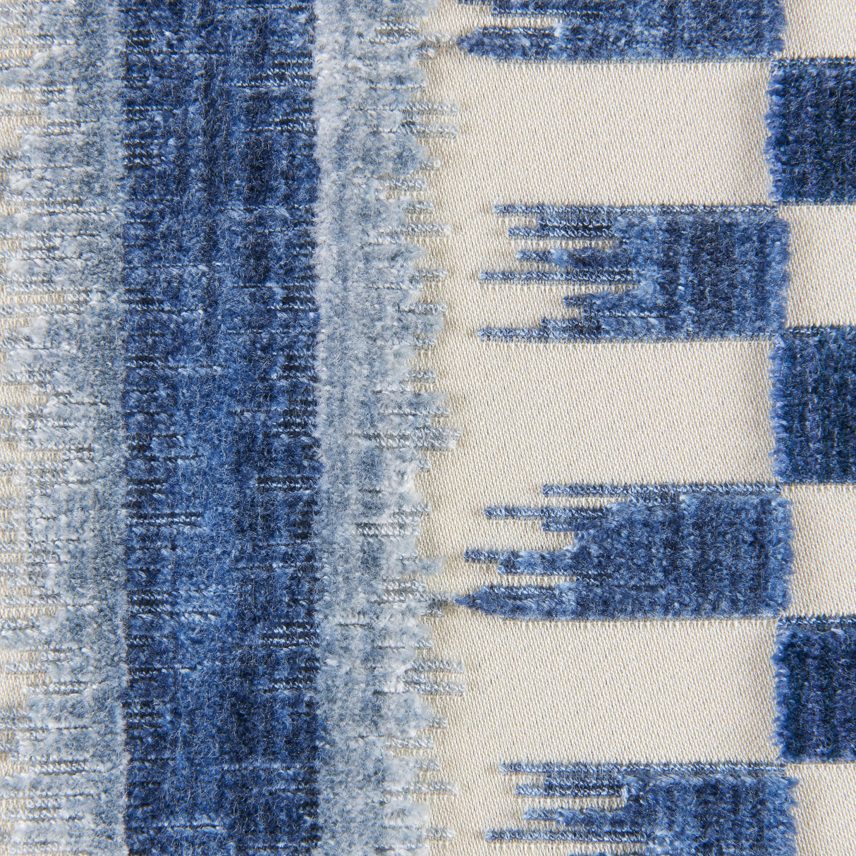 Brunschwig & Fils FLAMME VELVET BLUE Upholstery Fabric