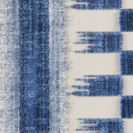 Brunschwig & Fils FLAMME VELVET BLUE Upholstery Fabric