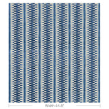 Brunschwig & Fils FLAMME VELVET BLUE Upholstery Fabric