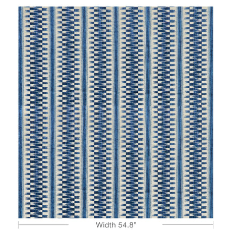 Brunschwig & Fils FLAMME VELVET BLUE Upholstery Fabric