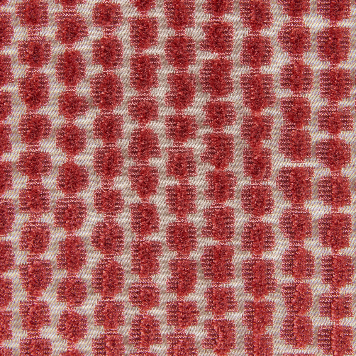 Brunschwig & Fils TEMPLON VELVET RED Upholstery Fabric