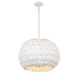 Crystorama Talia 20.5'' Matte White Chandelier