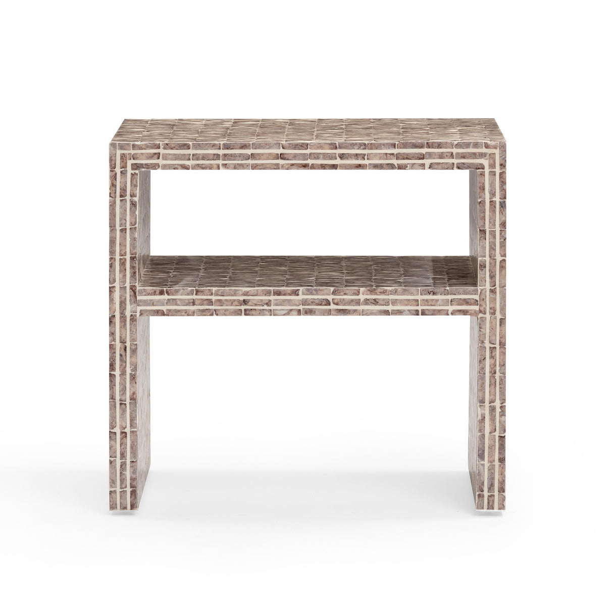 TOV Derry Lavender Capiz Shell Nightstand