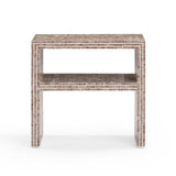 TOV Derry Lavender Capiz Shell Nightstand