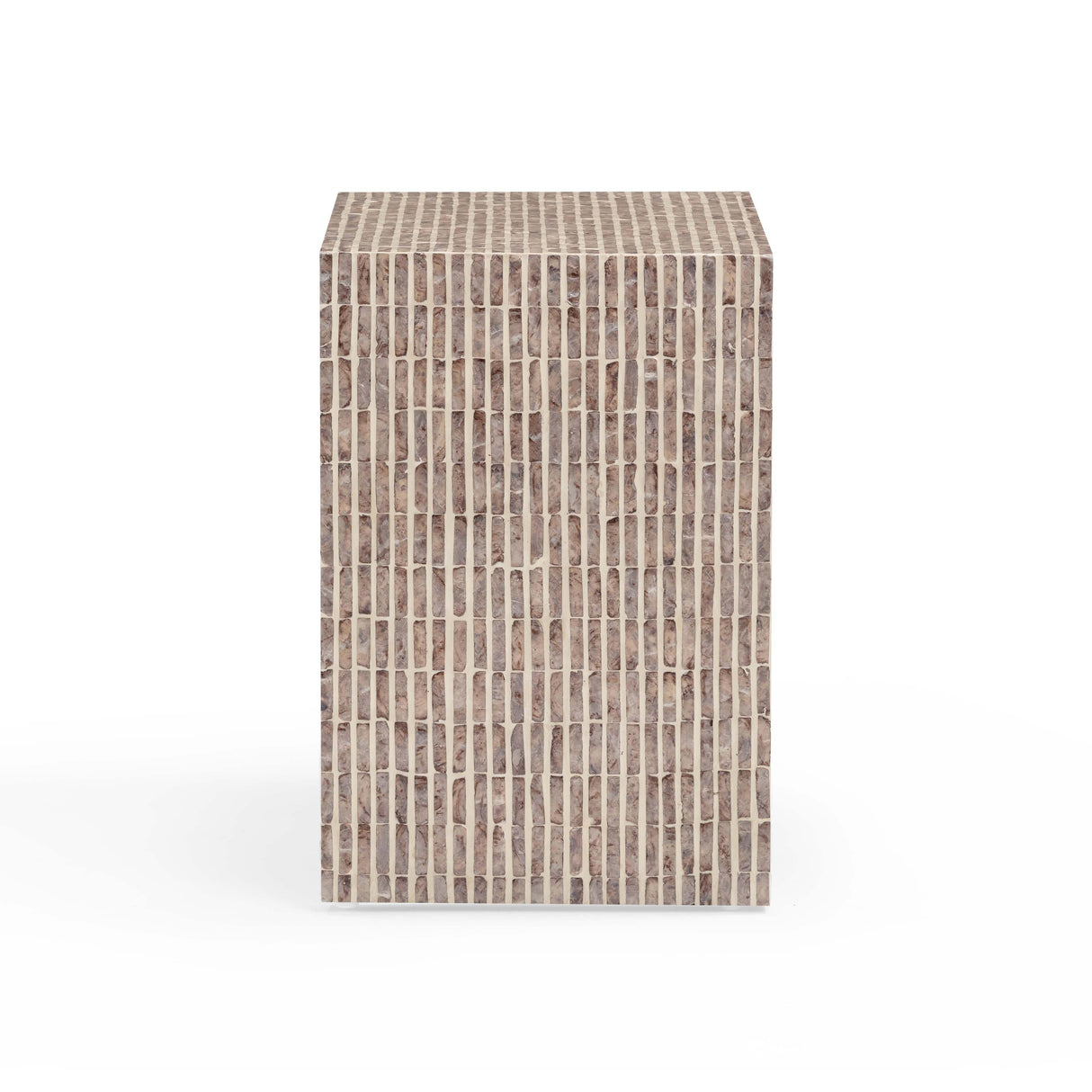 TOV Derry Lavender Capiz Shell Nightstand