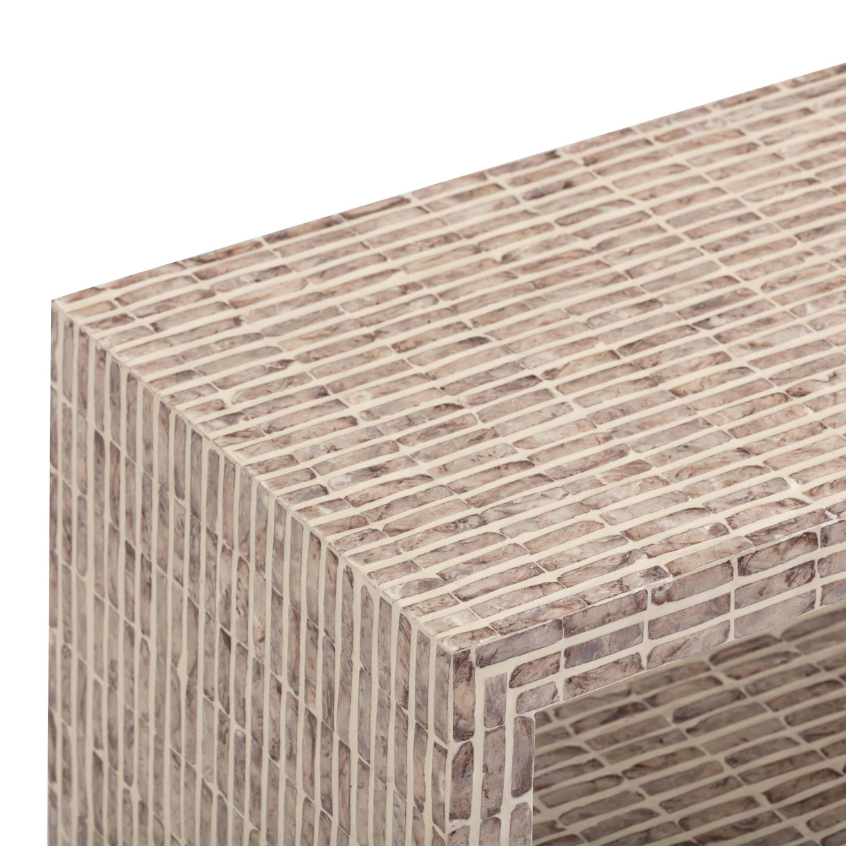 TOV Derry Lavender Capiz Shell Nightstand