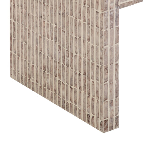 TOV Derry Lavender Capiz Shell Nightstand