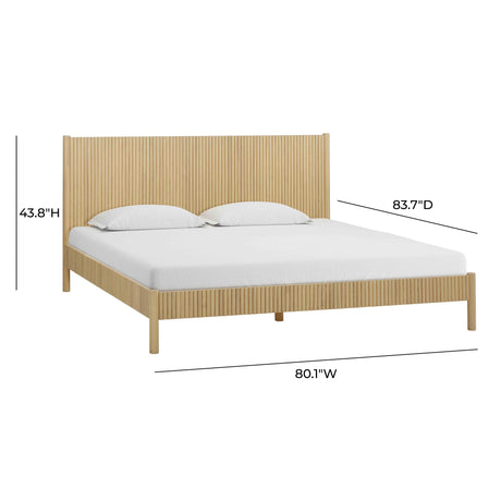 TOV Tyla Natural Wood King Bed