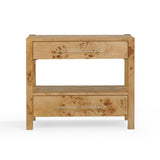 TOV Brandyss Honey Burl Nightstand