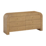 TOV Hump 6 Drawer Natural Dresser