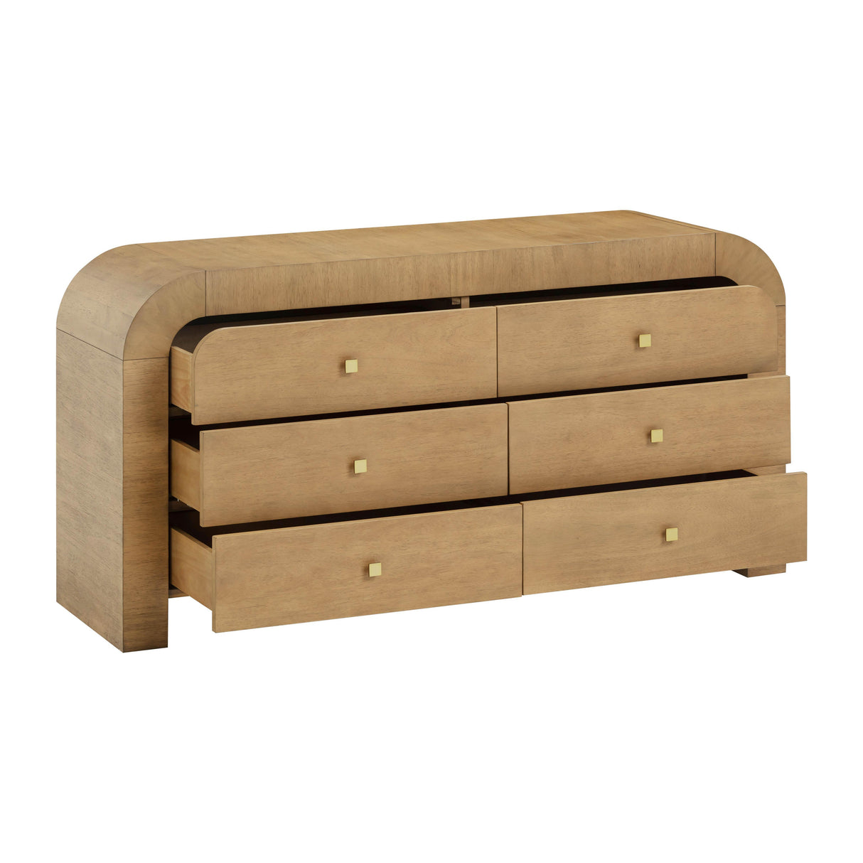 TOV Hump 6 Drawer Natural Dresser