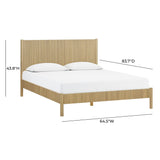 TOV Tyla Natural Wood Queen Bed