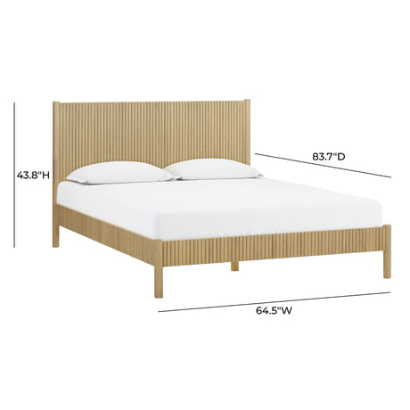 TOV Tyla Natural Wood Queen Bed