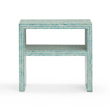 TOV Derry Blue Capiz Shell Nightstand