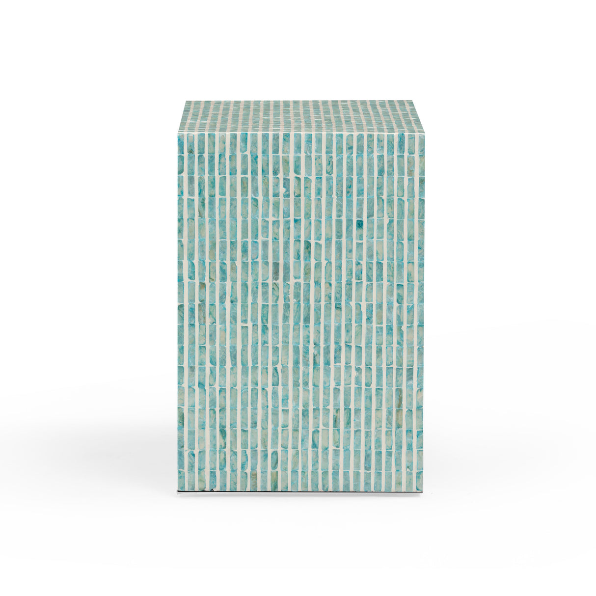 TOV Derry Blue Capiz Shell Nightstand