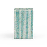 TOV Derry Blue Capiz Shell Nightstand