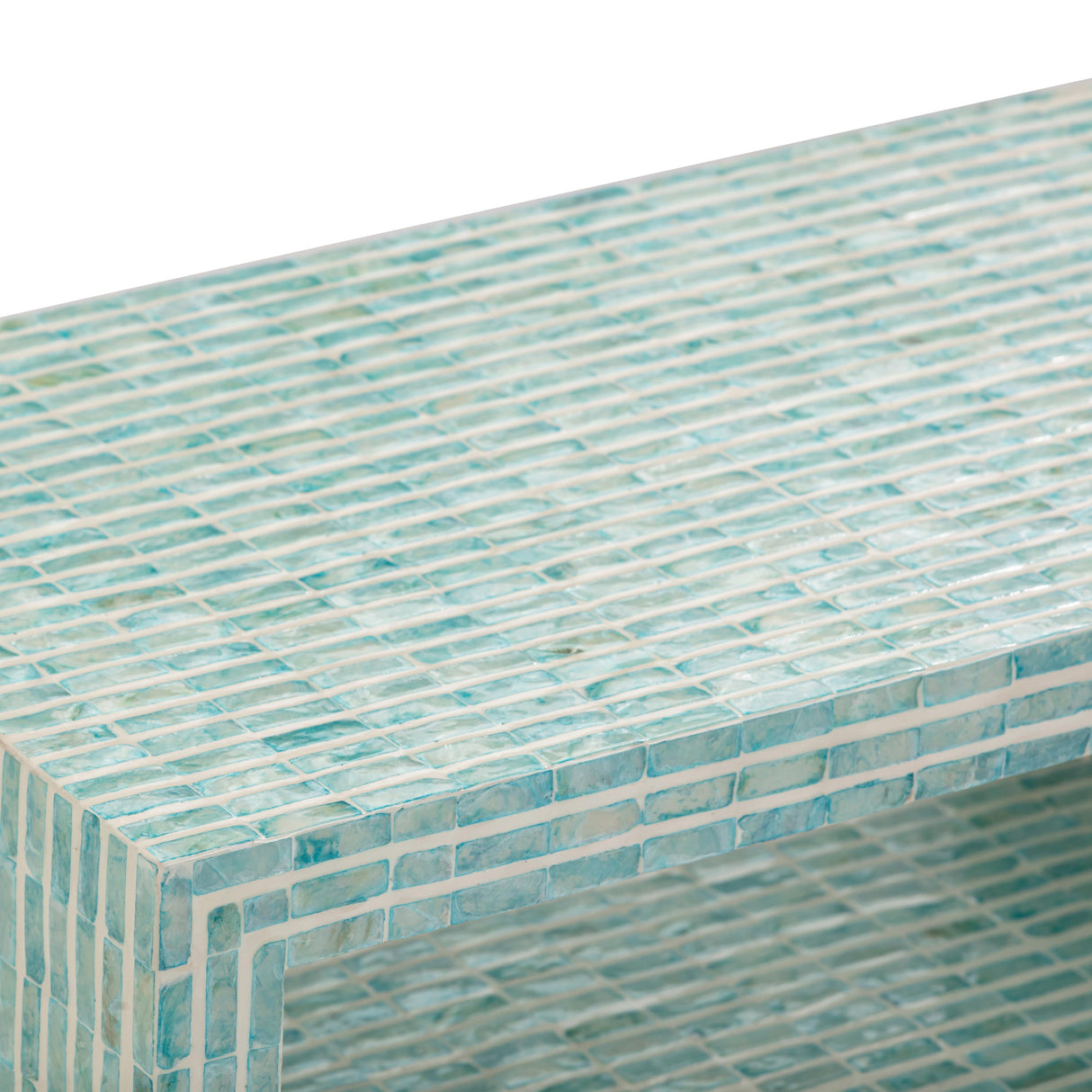 TOV Derry Blue Capiz Shell Nightstand