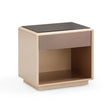 TOV Martha Taupe Mirrored Nightstand
