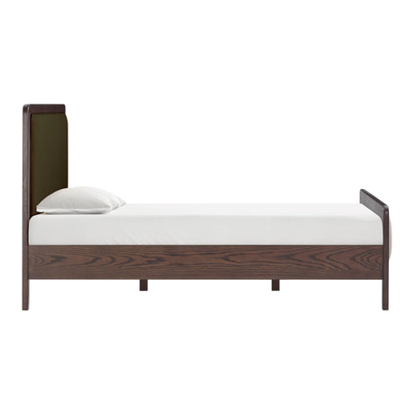 TOV Hella Forest Green Velvet Queen Bed