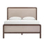 TOV Hella Taupe Velvet Queen Bed