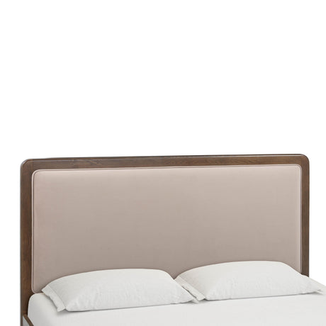 TOV Hella Taupe Velvet Queen Bed