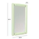 TOV Cozzi Mint Green Wall Mirror