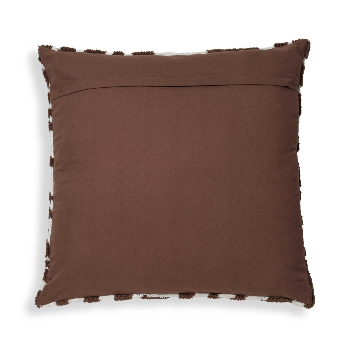 TOV Coast Chocolate Brown Tufted 26" Square Pillow