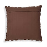 TOV Coast Chocolate Brown Tufted 26" Square Pillow
