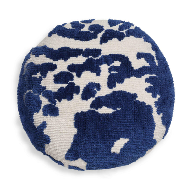 TOV Coast Royal Blue Tufted 20" Round Pillow