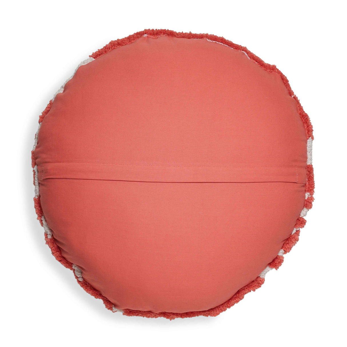 TOV Coast Coral Pink Tufted 20" Round Pillow