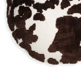 TOV Coast Chocolate Brown Tufted 20" Round Pillow