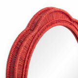 TOV Zeva Red Wall Mirror