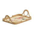 TOV Corey Floral Bamboo Tray