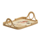 TOV Corey Floral Bamboo Tray