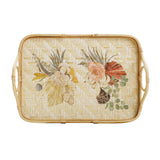 TOV Corey Floral Bamboo Tray
