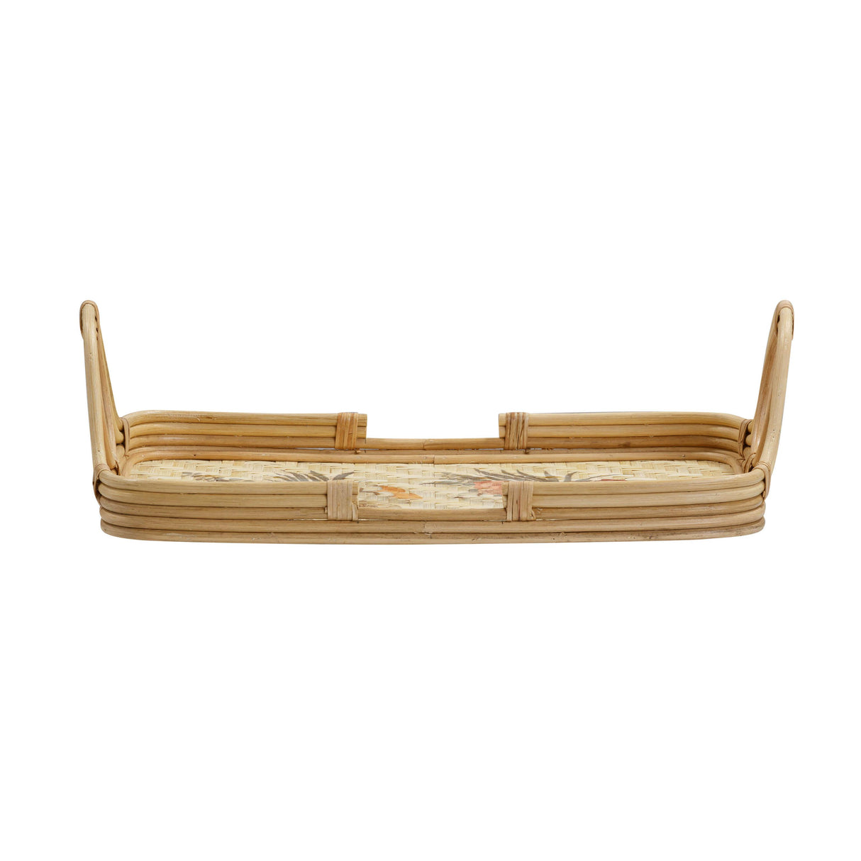 TOV Corey Floral Bamboo Tray