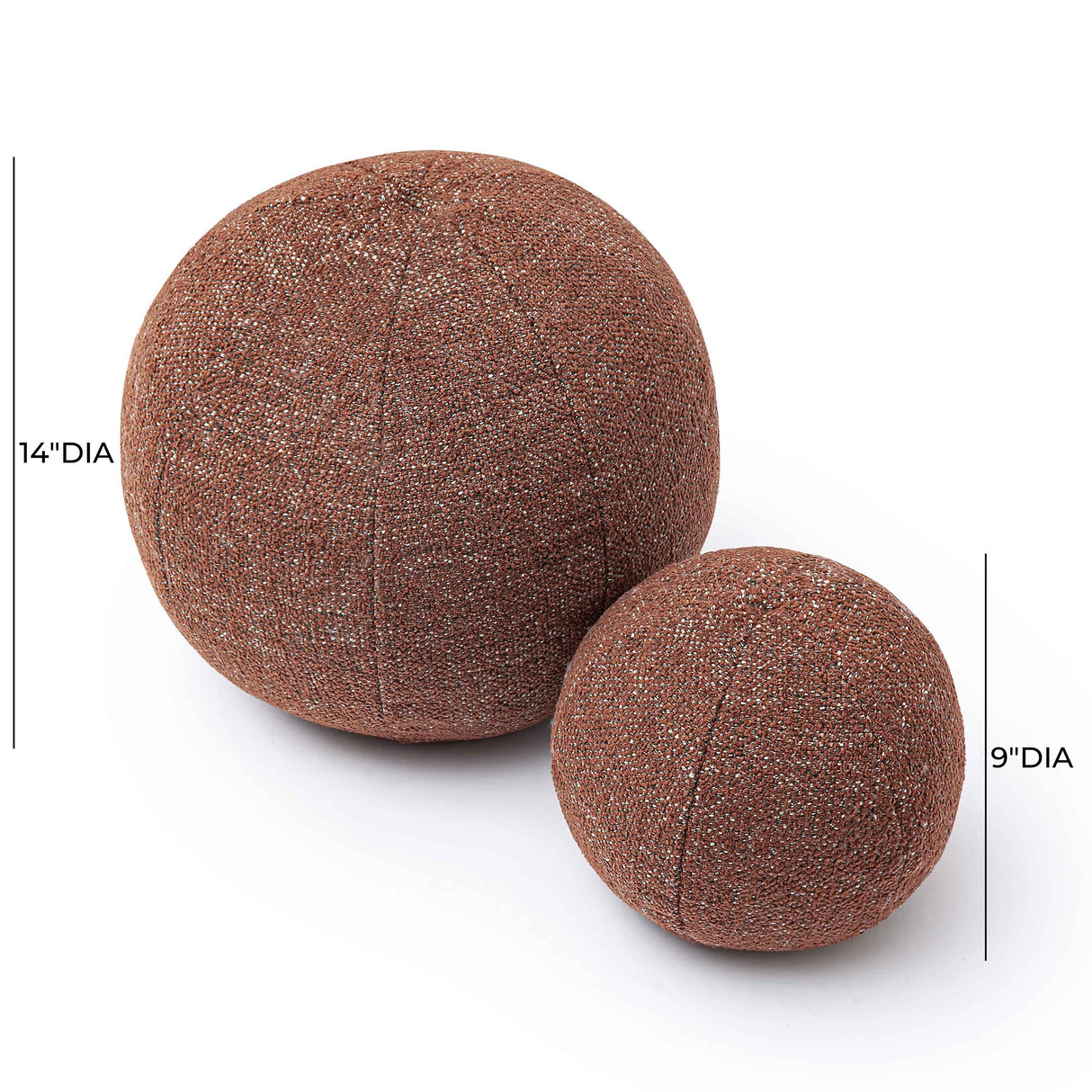 TOV Boba Red Sedona Textured Basketweave 14 inch Pillow