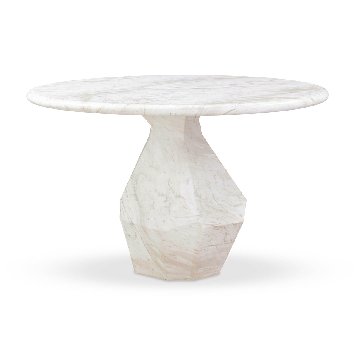 TOV Esme Faux Marble Indoor/Outdoor 48" Round Dining Table