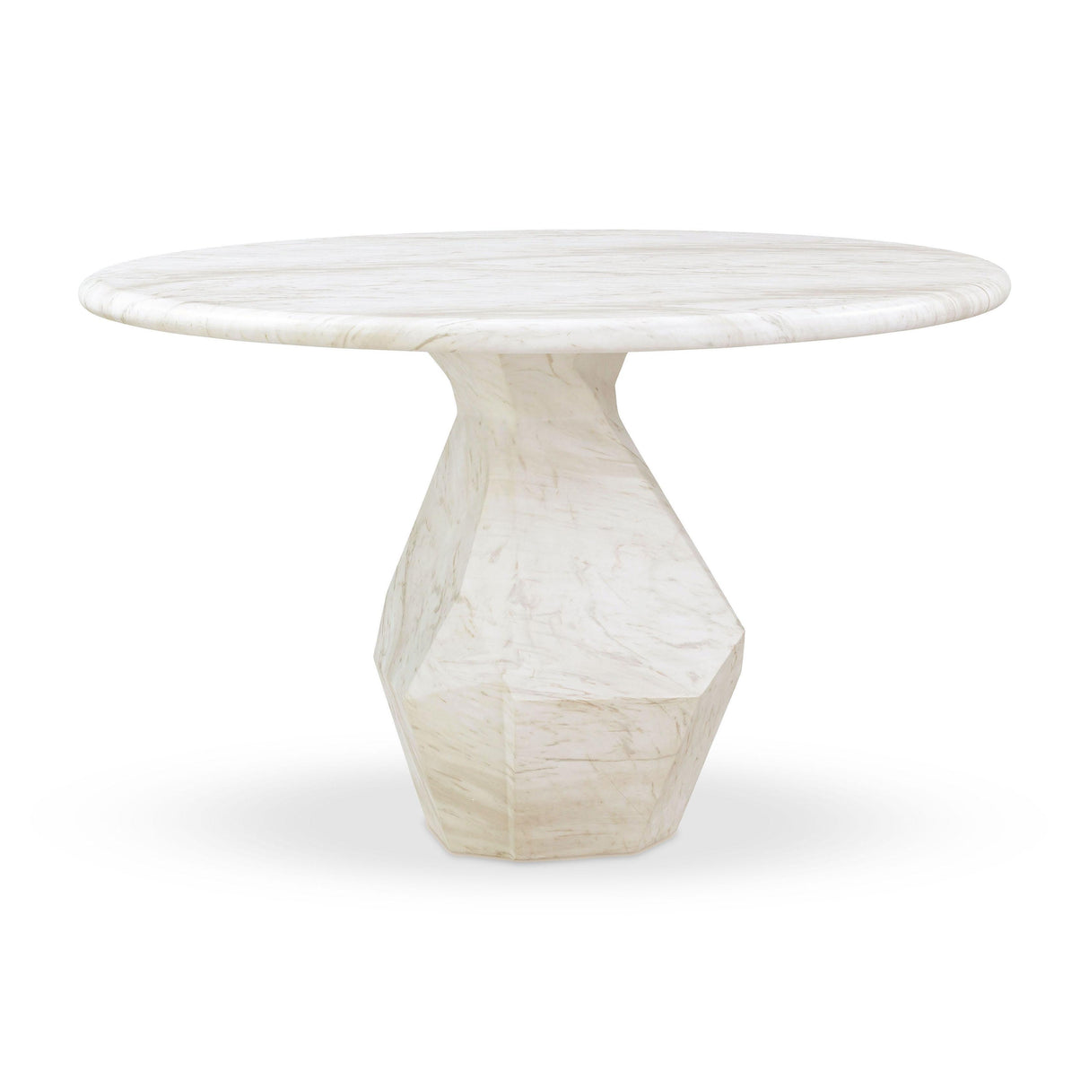 TOV Esme Faux Marble Indoor/Outdoor 48" Round Dining Table
