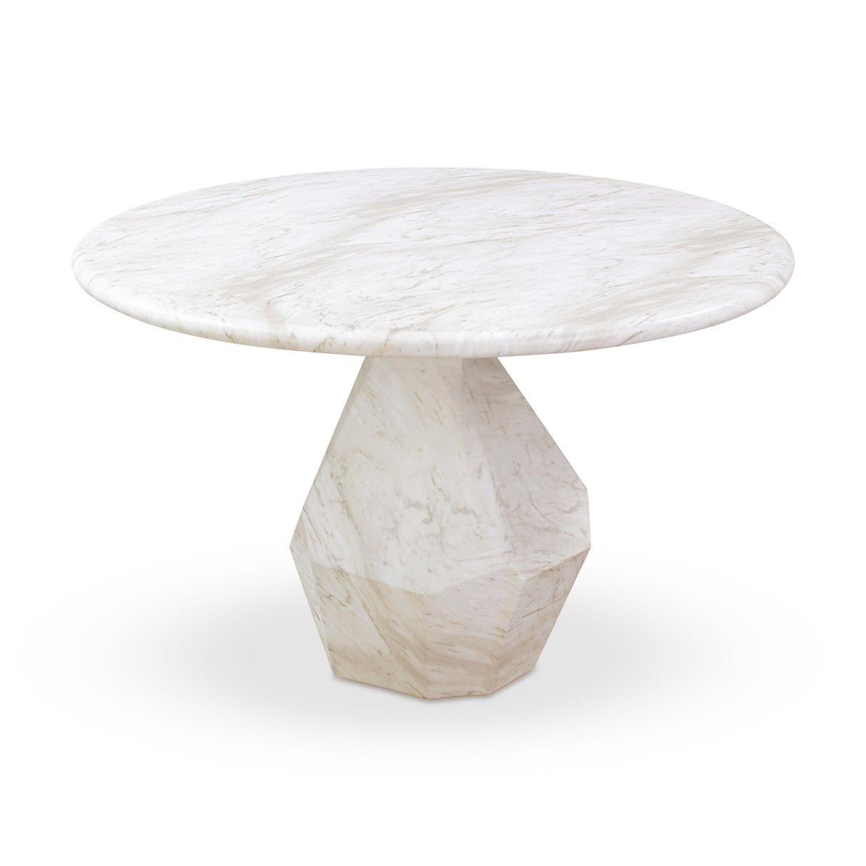 TOV Esme Faux Marble Indoor/Outdoor 48" Round Dining Table