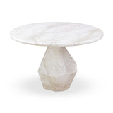 TOV Esme Faux Marble Indoor/Outdoor 48" Round Dining Table