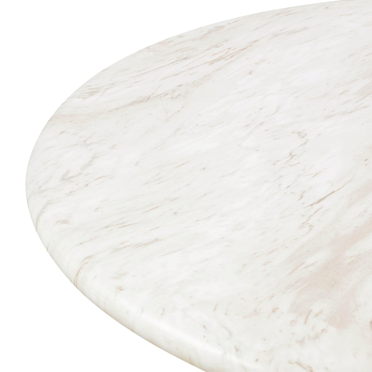 TOV Esme Faux Marble Indoor/Outdoor 48" Round Dining Table