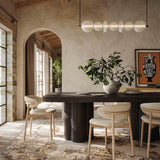 TOV Bambi Black Ash Dining Table