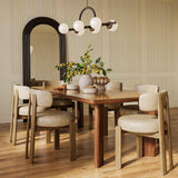 TOV Odessa Cream Vegan Leather Dining Chair